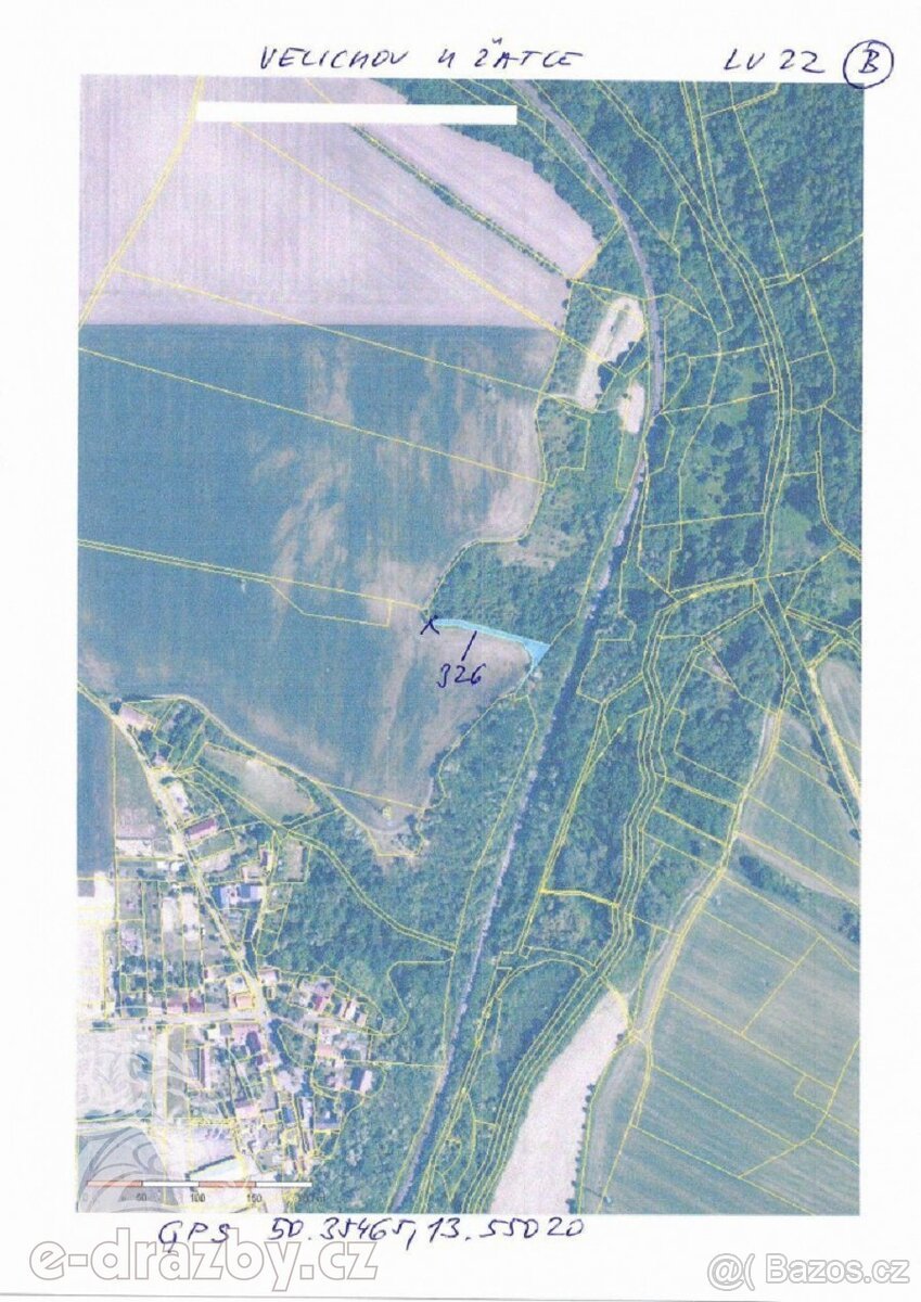 Soubor 11 pozemků o 264.996 m2, k.ú. Velichov u Žatce, okres