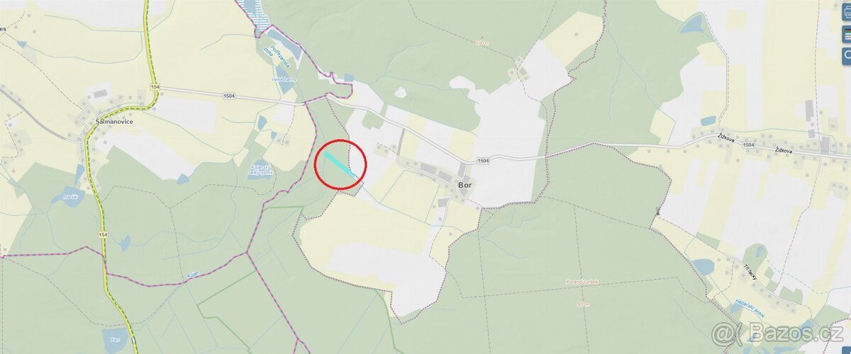 Prodám pozemky v k.ú. Hrdlořezy u Suchdola nad Lužnicí