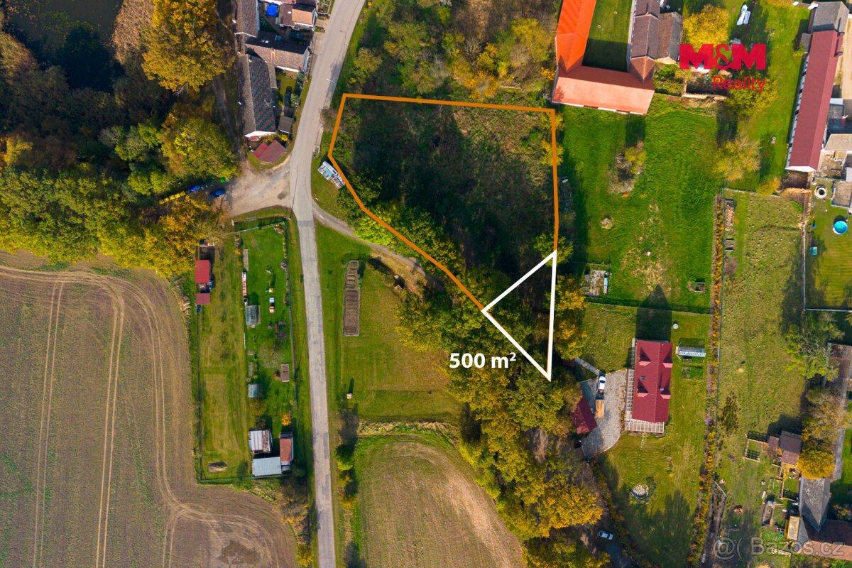 Prodej pozemku k bydlení, 499 m², Smržov