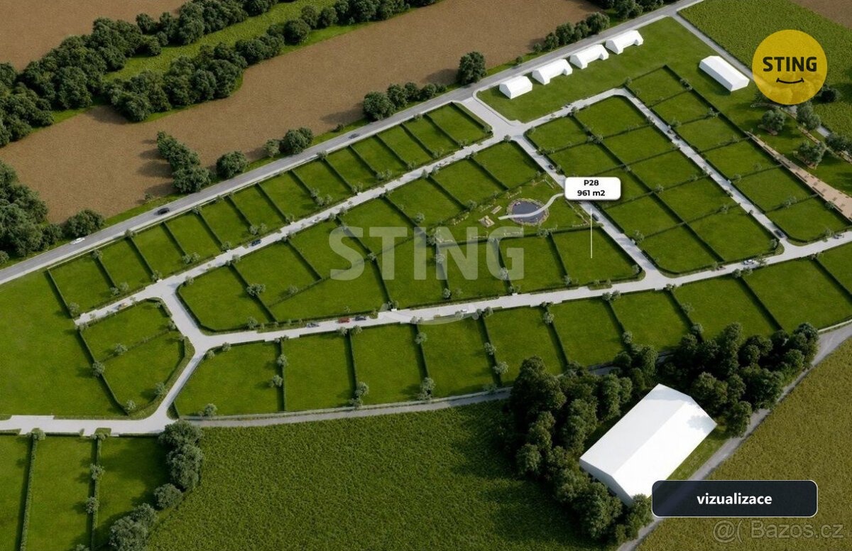 Stavební pozemek 961 m² v nové čtvrti | Projekt SKAL, 132926