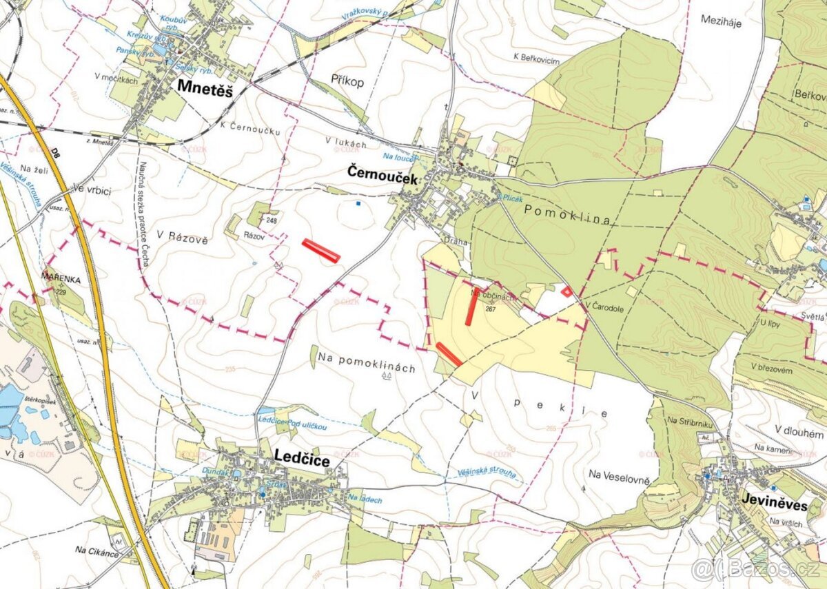 Zemědělská půda, prodej, Černouček, Litoměřice