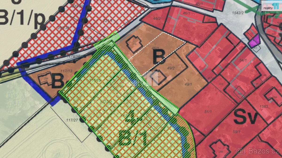 Prodej pozemku 867m2, Smrčná, Jihlava