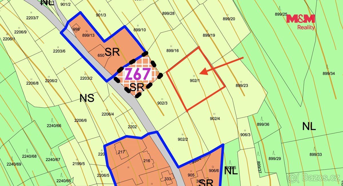 Prodej louky, 2029 m², Tanvald