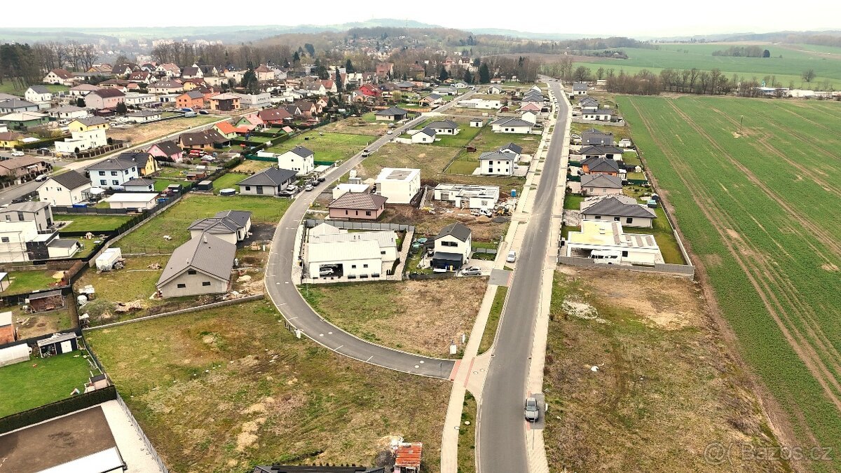 Stavební pozemek 828 m² – Cheb, Zlatá louka | kompletní sítě
