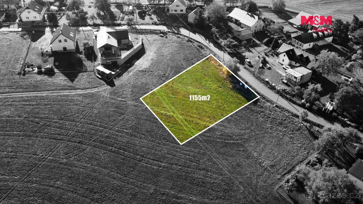Prodej pozemku k bydlení, 1155 m², Zaječov