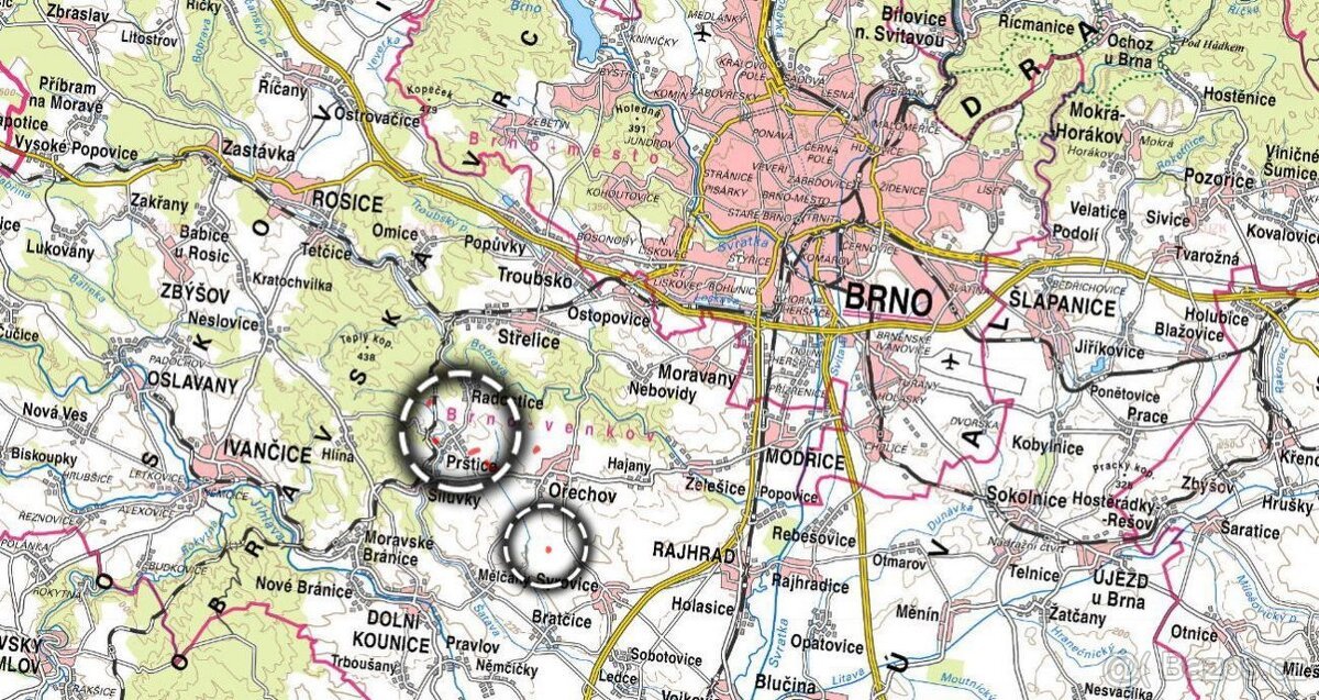 Zemědělská půda, prodej, Prštice, Brno-venkov