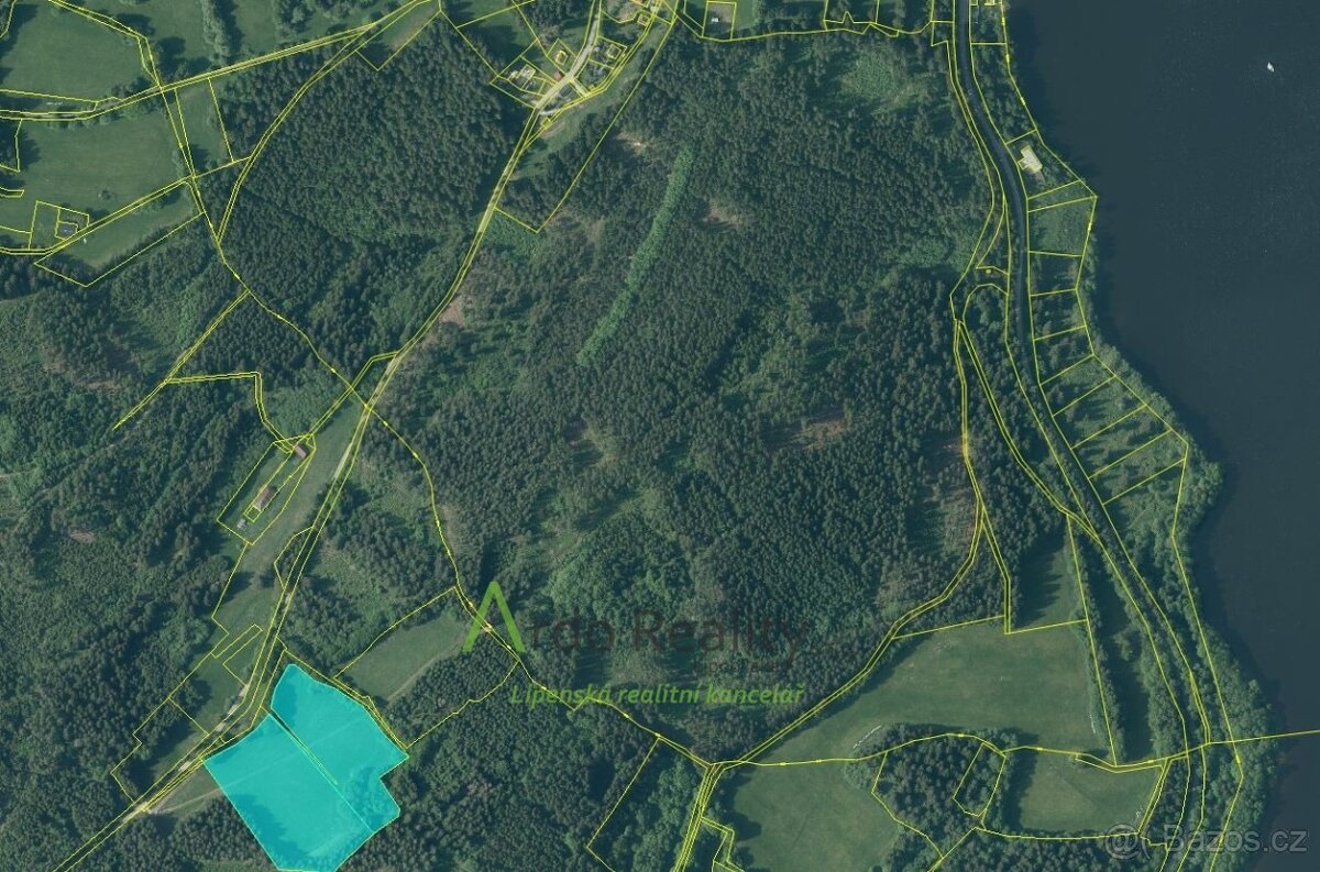 Prodej louky o celkové výměře 23 943 m2 nedaleko Frýdavy
