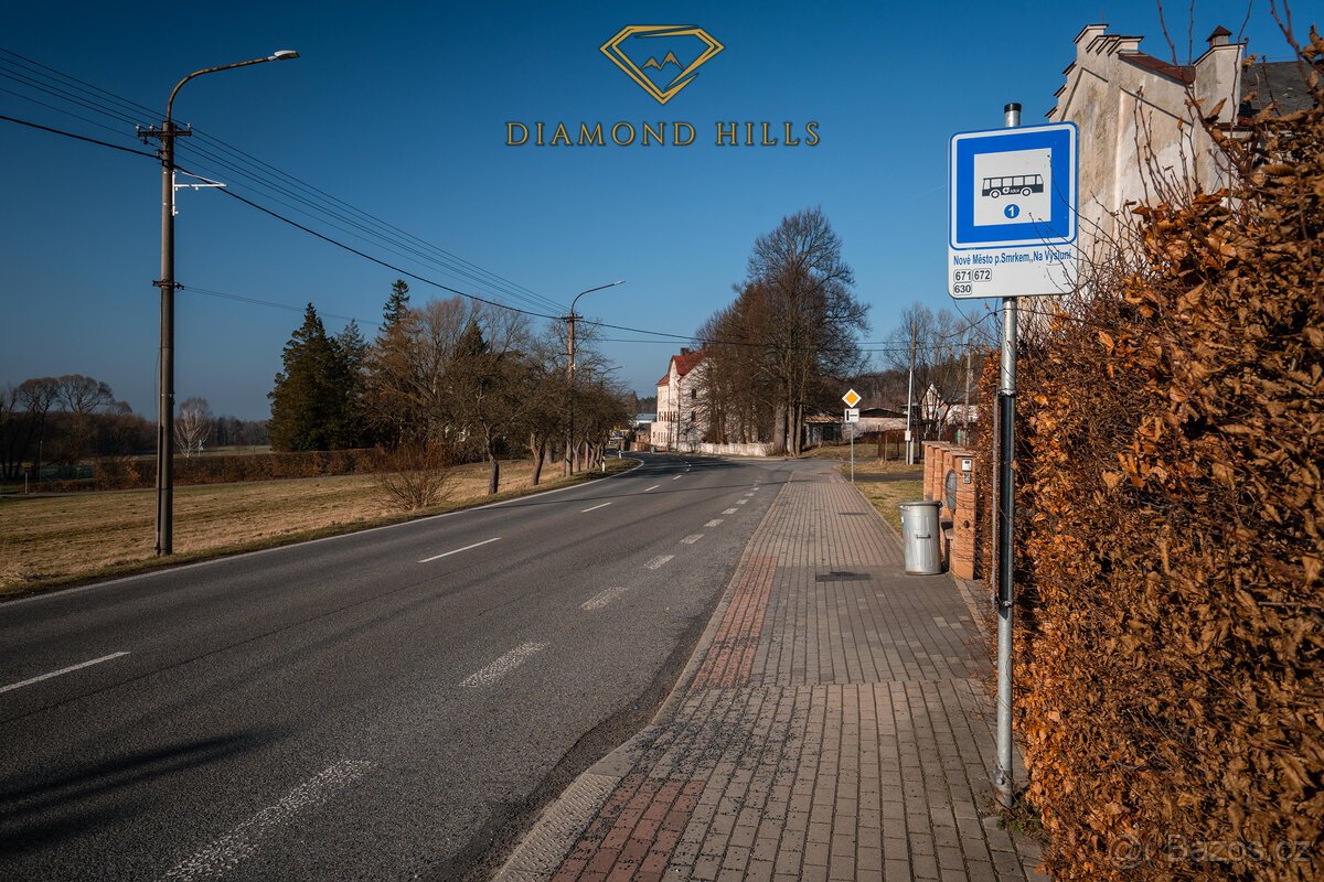 Prodej stavebního pozemku 1017m², Nové Město pod Smrkem, Haj