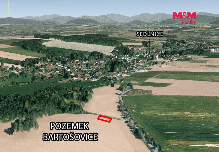 Prodej pole, 1134 m², Bartošovice