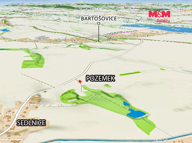 Prodej pole, 1134 m², Bartošovice