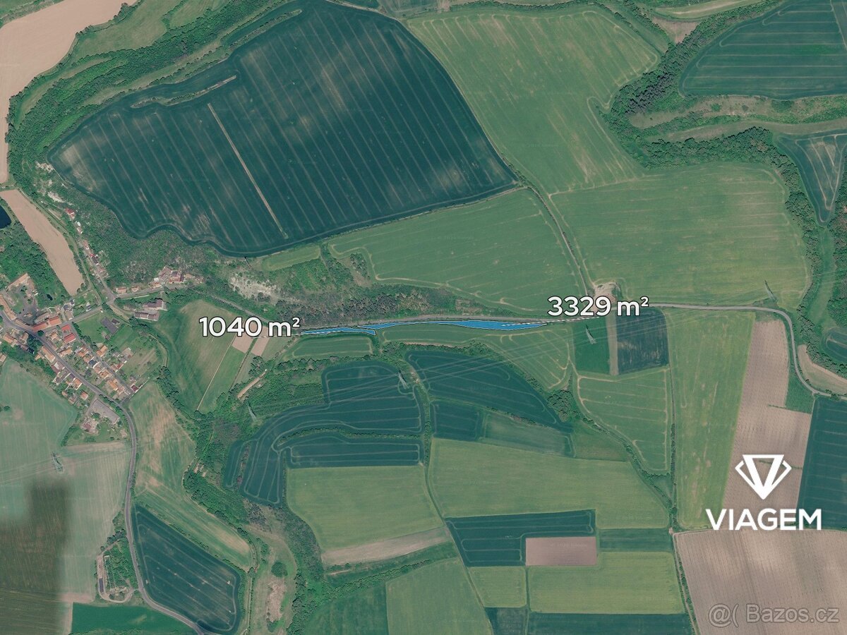 Pole 4 369 m², Podíl 9 % o výměře 410 m²