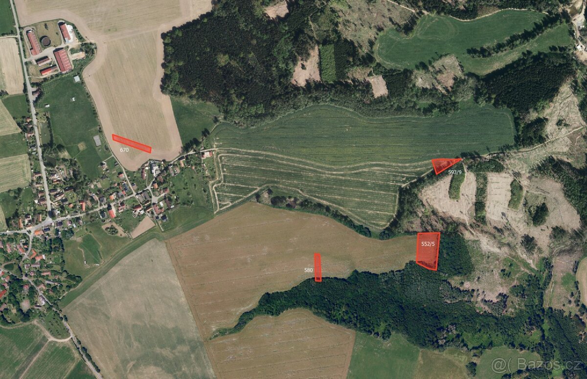 Zemědělská půda, prodej, Kovářov, Bojanov, Chrudim