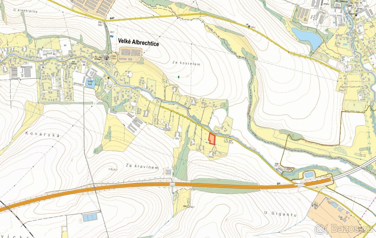 Louka, prodej, Velké Albrechtice, Nový Jičín
