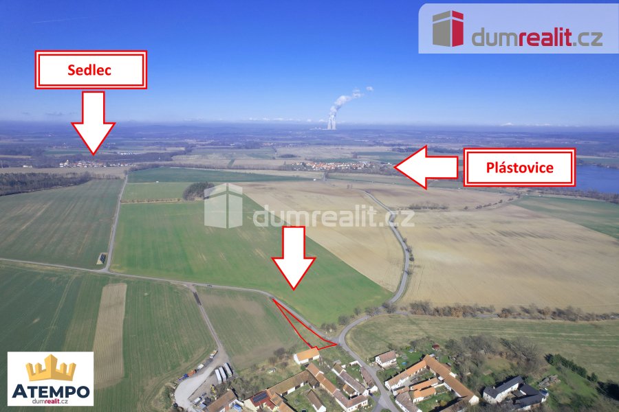 K prodeji, stavební pozemek o celkové výměře 1.318 m2, obec 