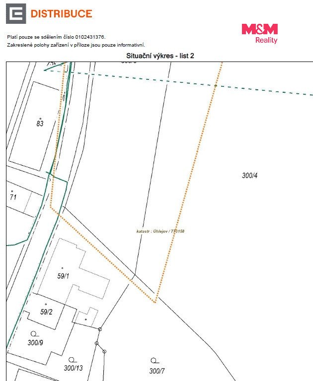 Prodej pozemku k bydlení, 1354 m², Úhlejov