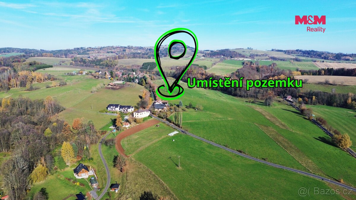 Prodej pozemku k bydlení, 1354 m², Úhlejov