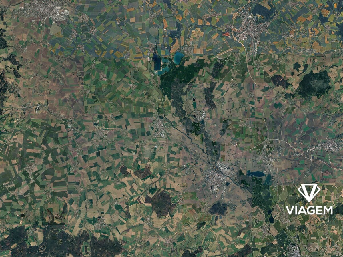 Pole 19 590 m², Podíl 8 % o výměře 977 m²