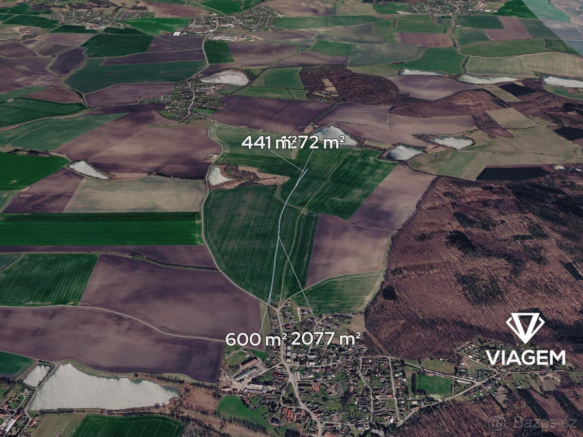 Pole 4 390 m², Podíl 13 % o výměře 549 m²