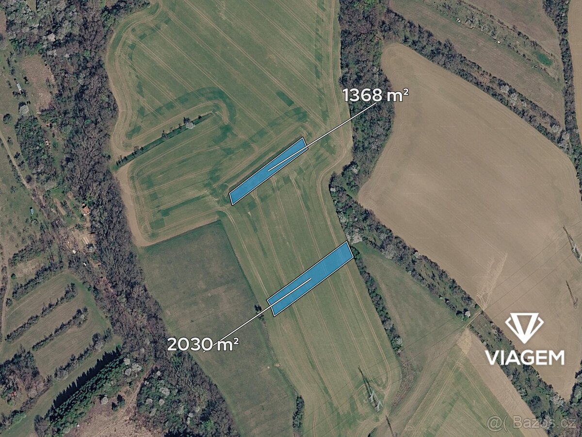 Pole 3 398 m², Podíl 50 % o výměře 1 192 m²