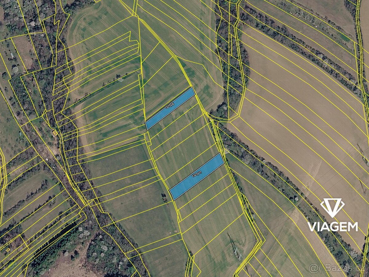 Pole 3 398 m², Podíl 50 % o výměře 1 192 m²