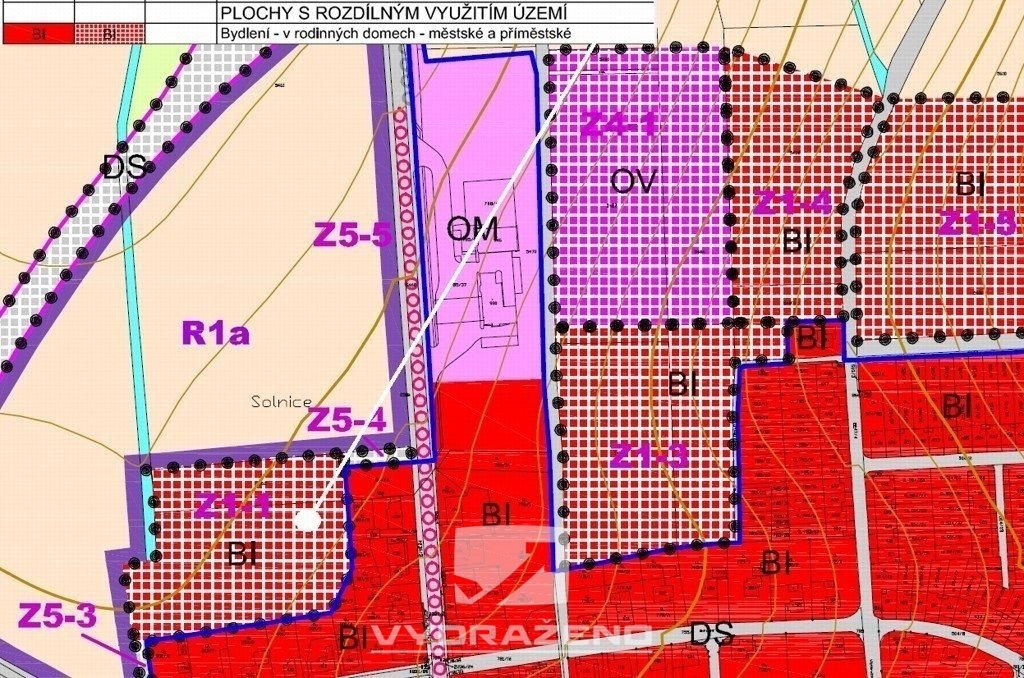 Pozemek s možností výstavby (819 m2) - Solnice, Rychnov nad 