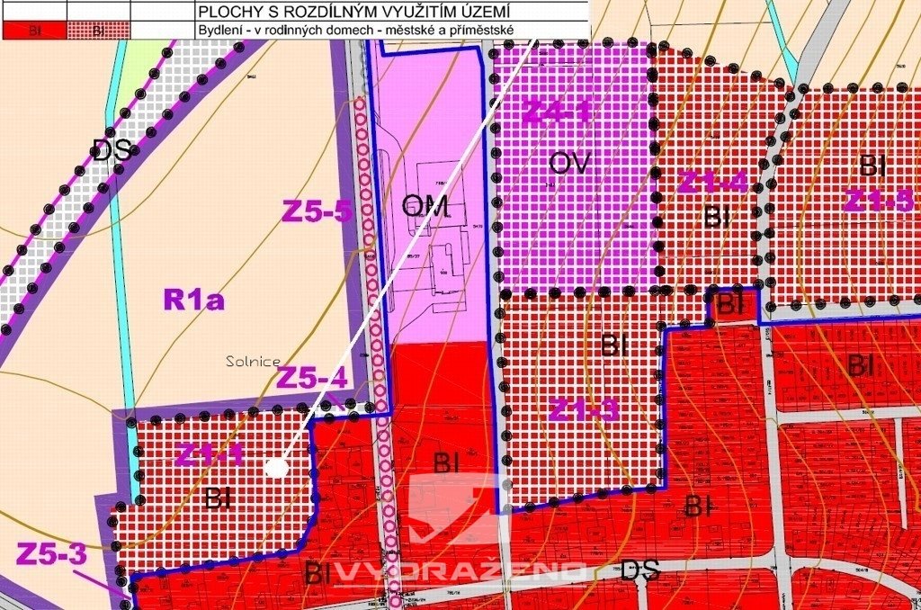 Pozemek s možností výstavby (763 m2) - Solnice, Rychnov nad 