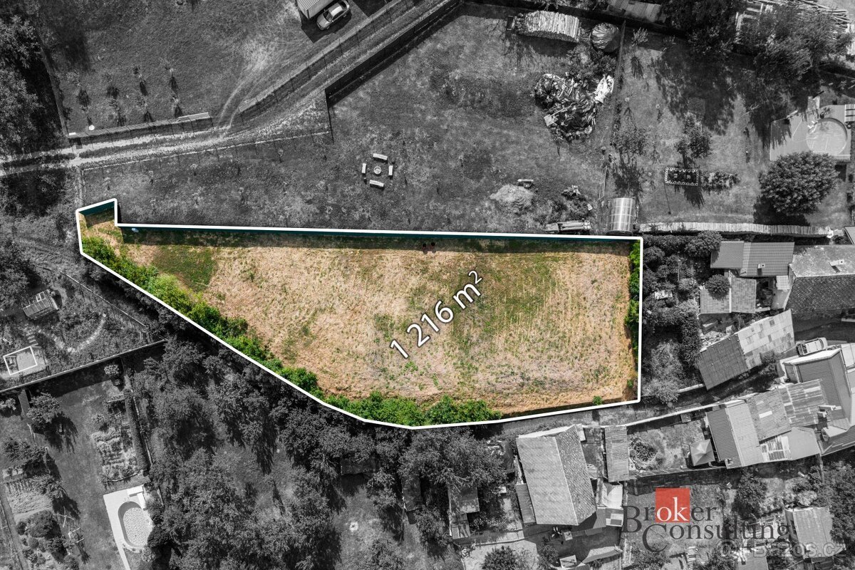 Prodej, pozemky/bydlení, 1216 m2, Přerov I-Město 2804/2, 750