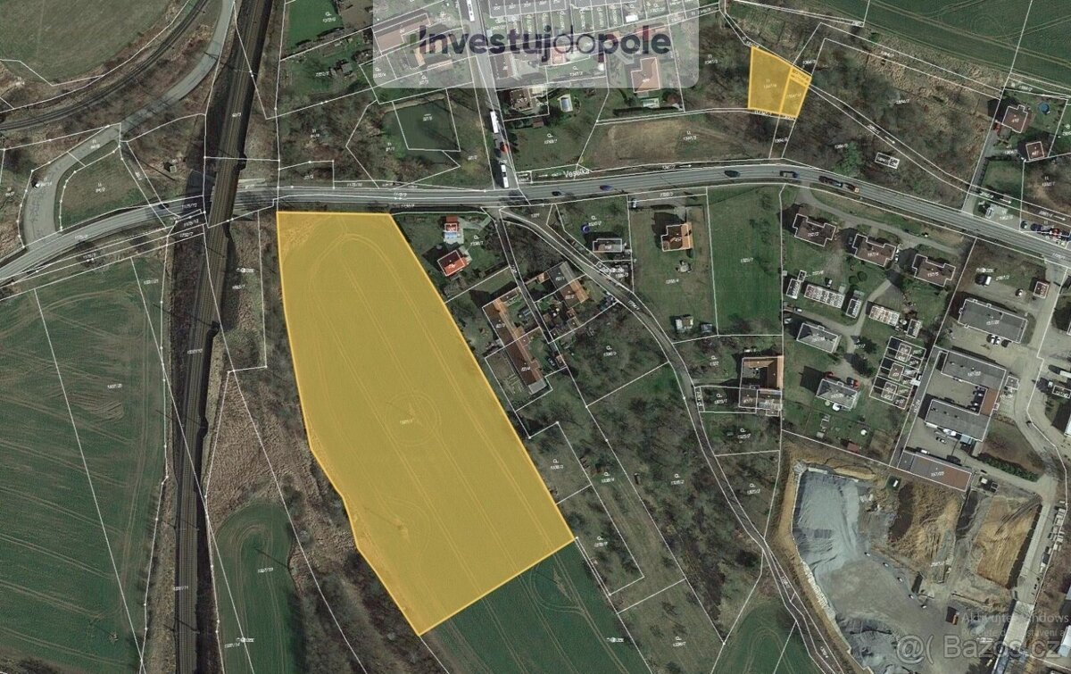 Prodej podílu 1/2 pole 9 601 m², Olbramovice - Veselka
