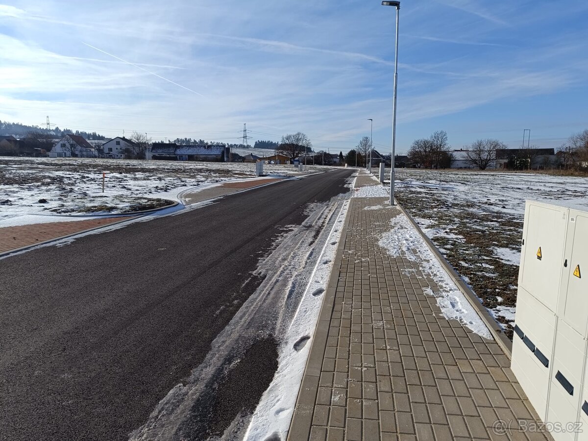 Stavební pozemek 911 m² – Smrkovice u Písku