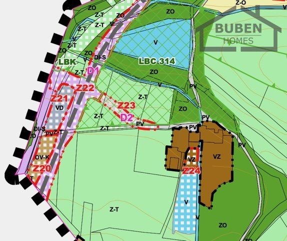 Pozemek pro komerční výstavbu 4071 m², Havlovice u Domažlic