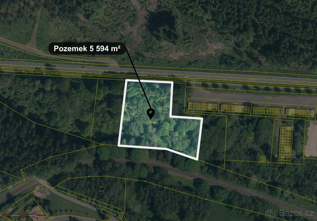 Prodej pozemky pro komerční výstavbu, 5 594 m² - Mariánské L