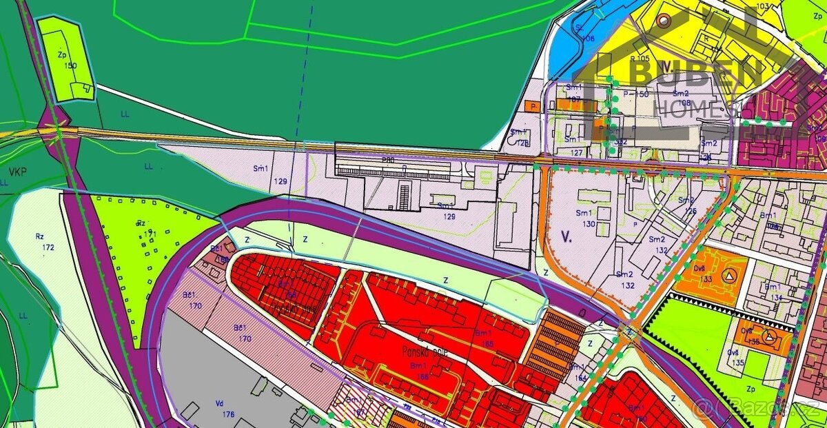 Prodej pozemky pro komerční výstavbu, 5 594 m² - Mariánské L