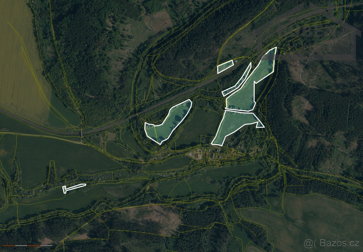 Prodej zemědělská půda, 46 428 m² - Kočov - Ústí