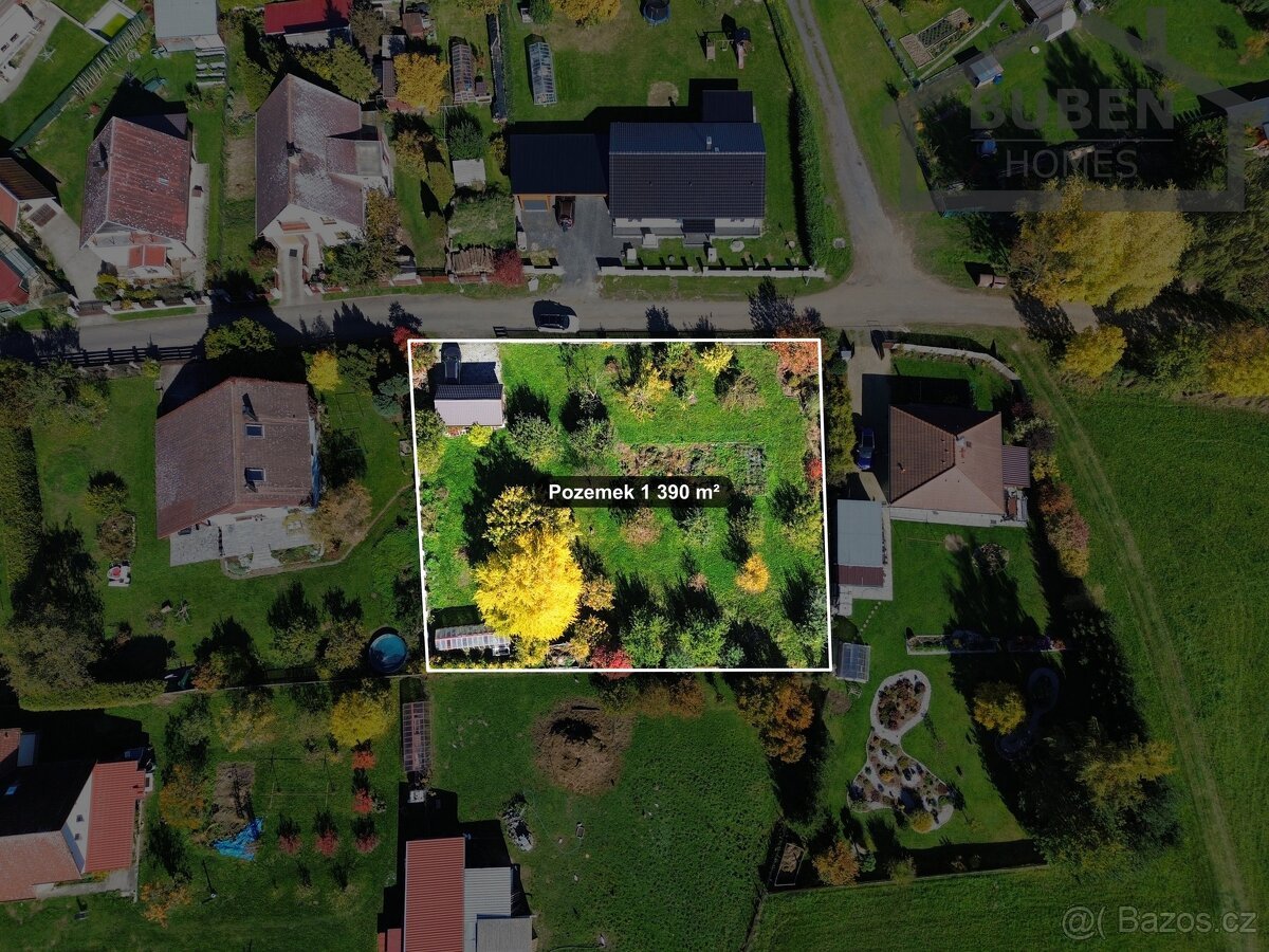 Stavební pozemek 1 390 m² - Staré Sedliště, ev.č. LB02125