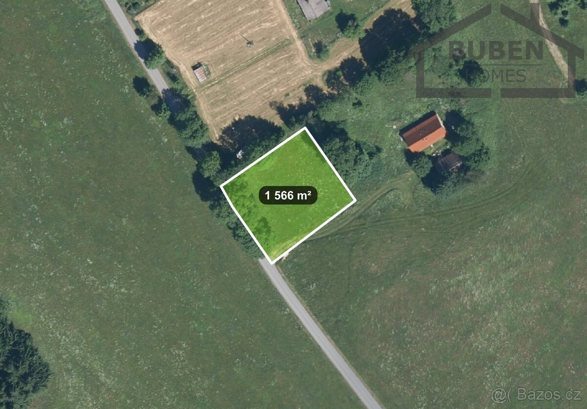 Stavební pozemek 1 566 m², Chodský Újezd - Žďár