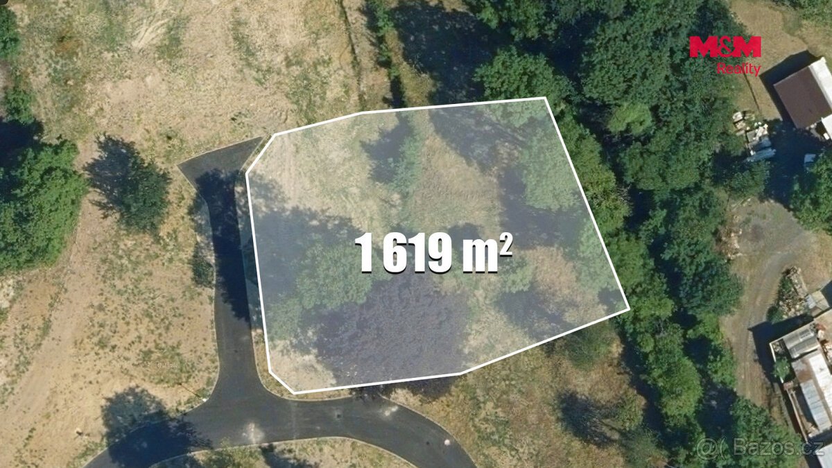 Prodej pozemku k bydlení, 1619 m², Podhořany u Ronova