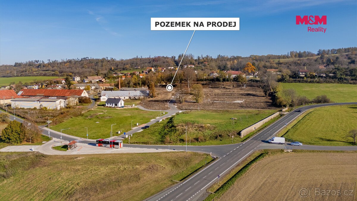 Prodej pozemku k bydlení, 1619 m², Podhořany u Ronova