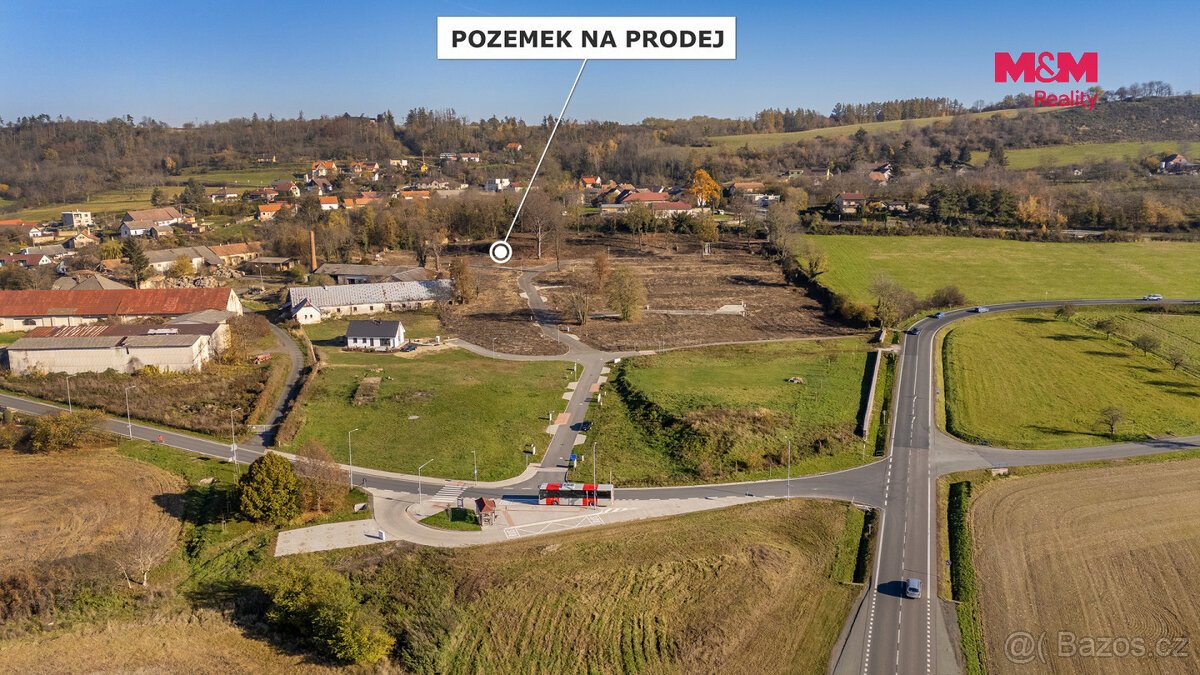 Prodej pozemku k bydlení, 1619 m², Podhořany u Ronova