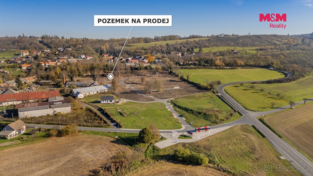 Prodej pozemku k bydlení, 1619 m², Podhořany u Ronova