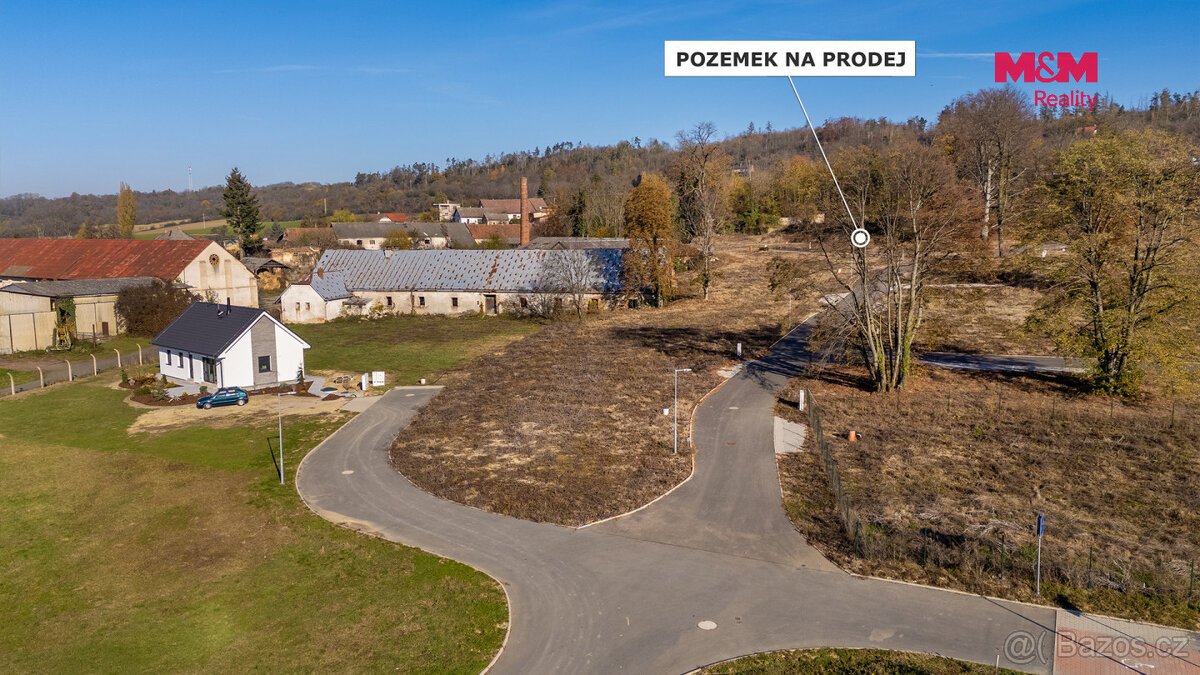 Prodej pozemku k bydlení, 1619 m², Podhořany u Ronova