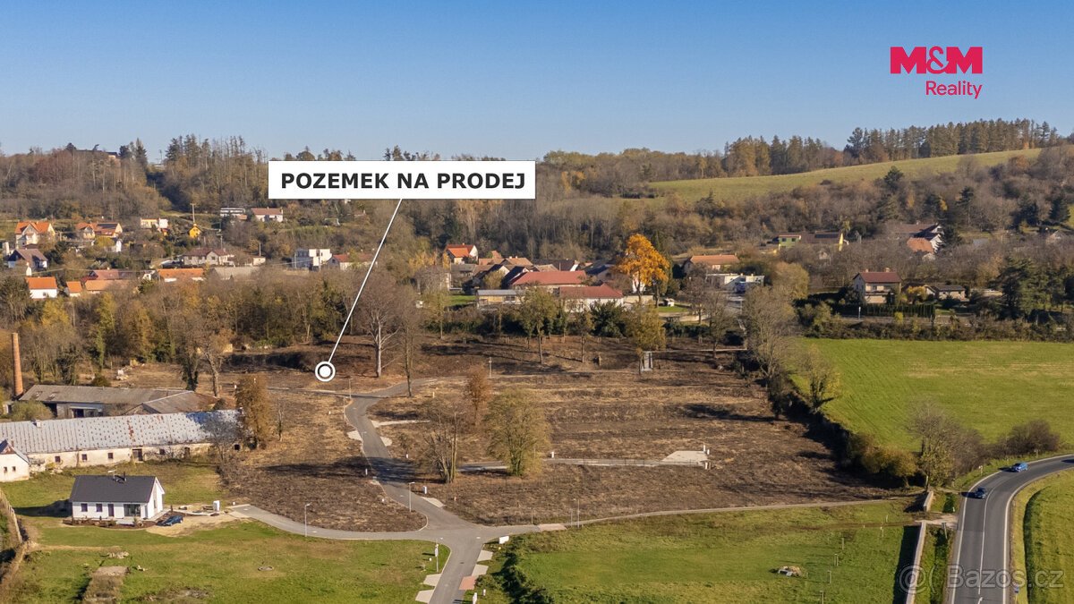 Prodej pozemku k bydlení, 1619 m², Podhořany u Ronova