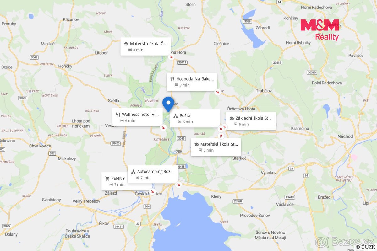 Prodej pozemku k bydlení, 1547 m², Žernov, ul. Žernov