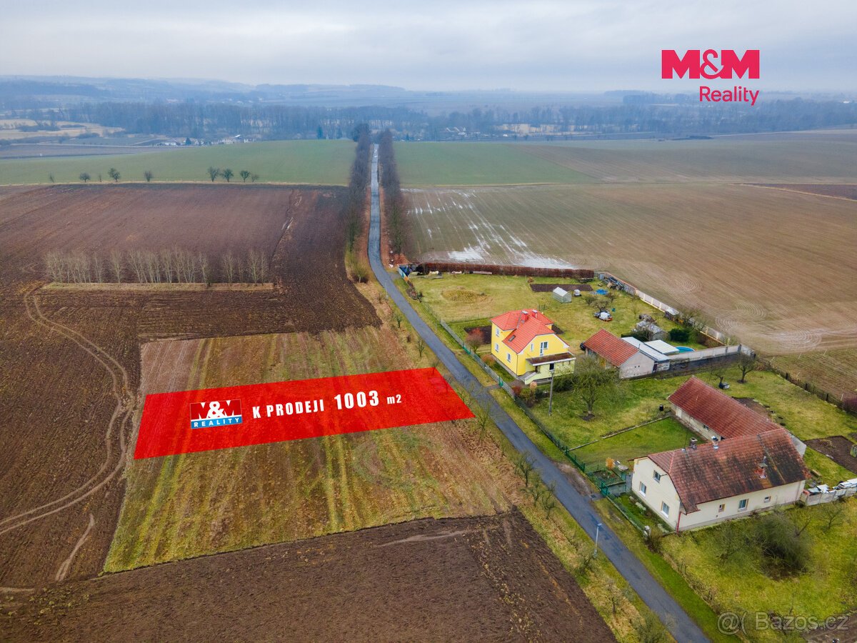 Prodej pozemku k bydlení, 1 003 m², Žíka