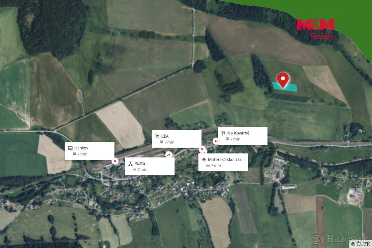 Prodej louky, 7222 m², Lichkov