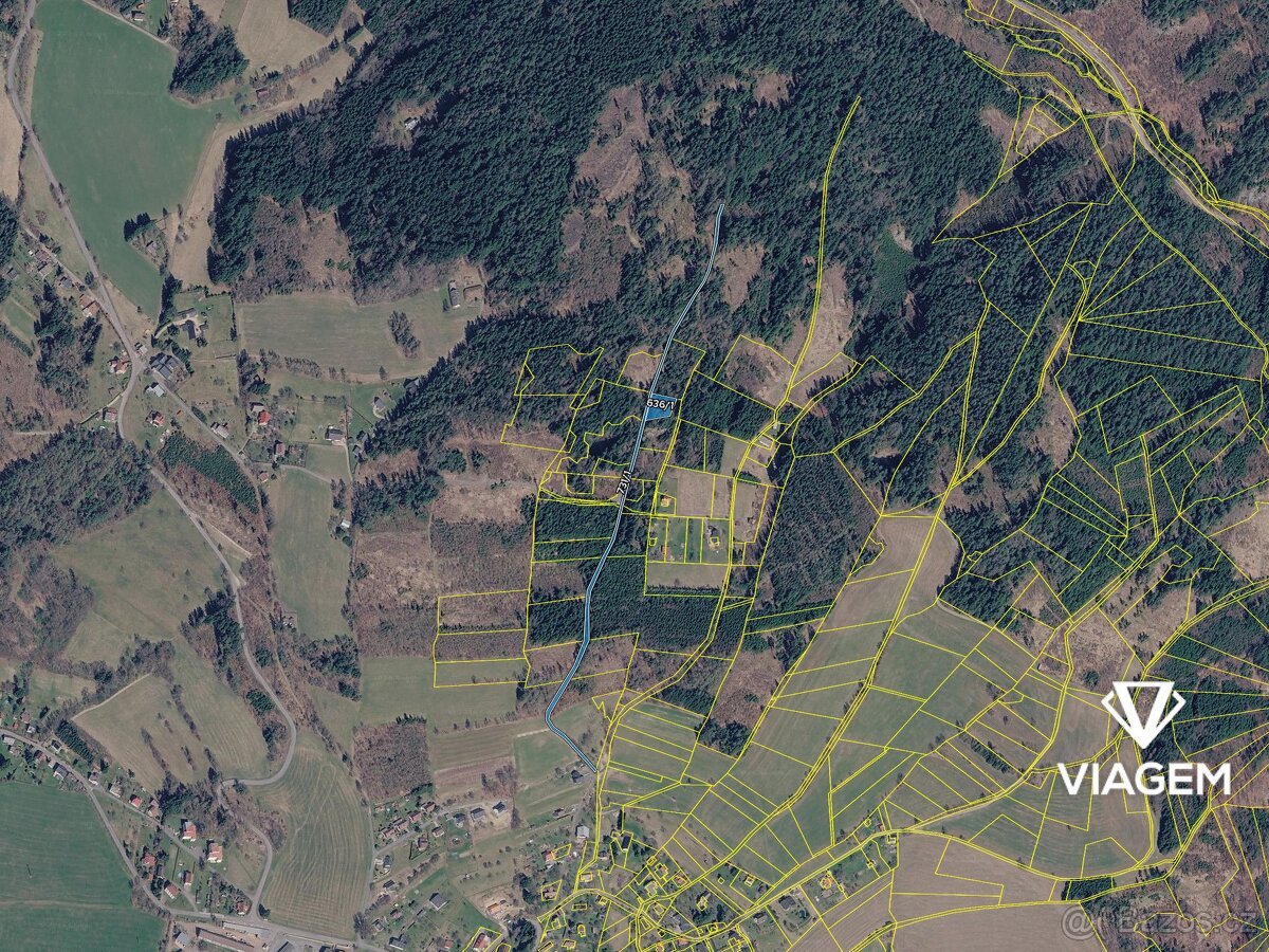 Les 4 219 m², Podíl 34 % o výměře 881 m²