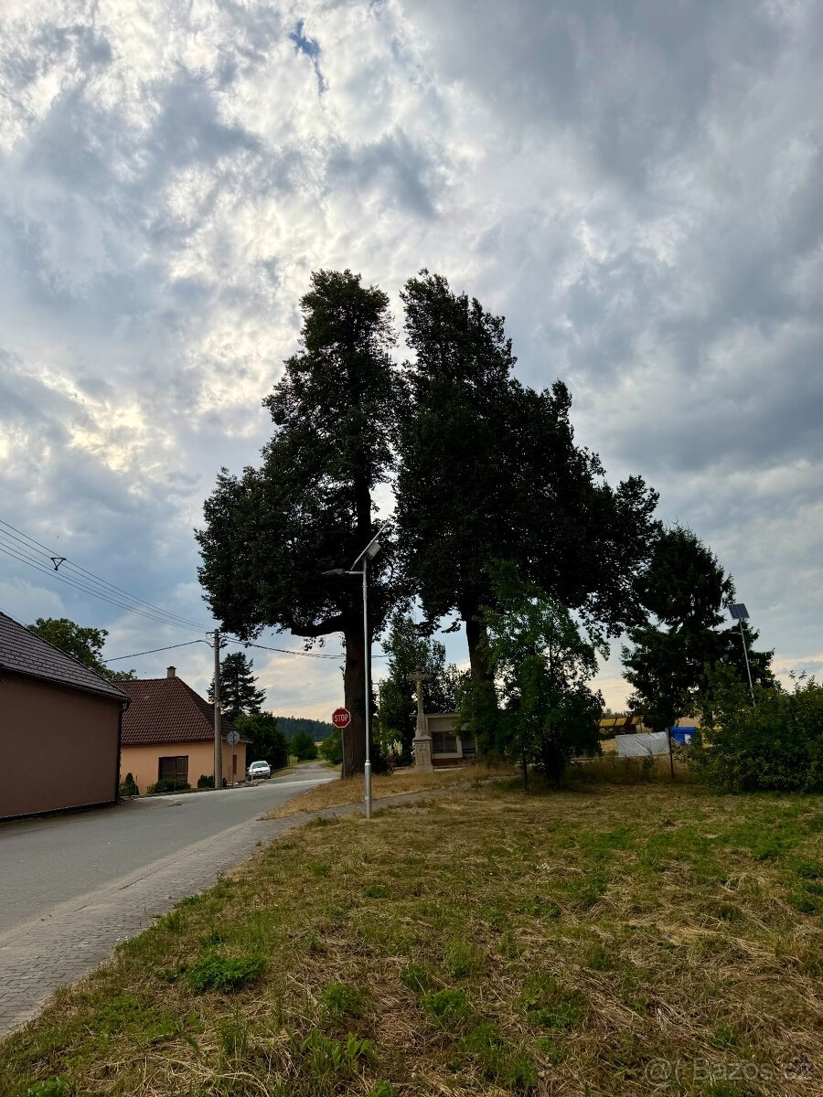 Prodej stavebního pozemku 1 477 m² – Šašovice u Želetavy