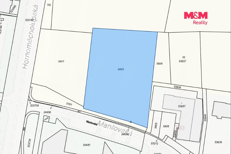 Prodej komerčního pozemku, 3604 m², Praha - Horní Měcholupy