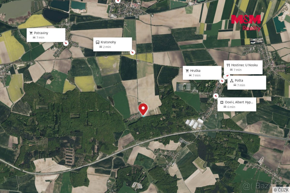 Prodej pozemku k bydlení, 4869 m², Michnovka - Kratonohy