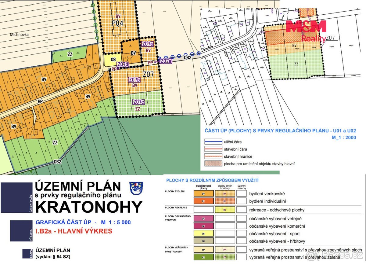 Prodej pozemku k bydlení, 4869 m², Michnovka - Kratonohy