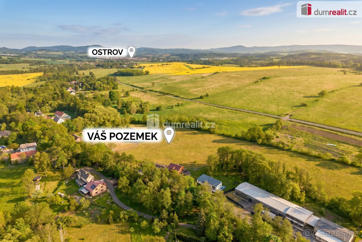 prodej stavebního pozemku, Bystřice u Hroznětína